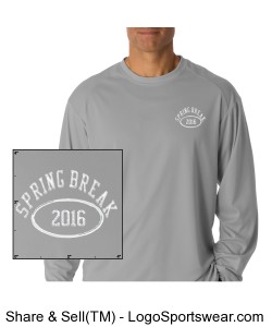 Badger Mens B-Core Long Sleeve  Performance T-Shirt Design Zoom